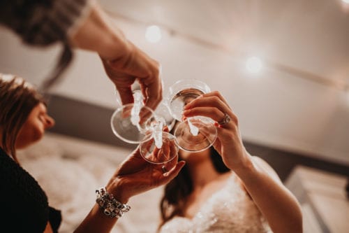 Champagne Bridal Dress Appointment